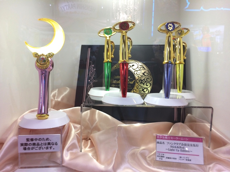 Sailor Moon Stick & Rod Light Up Edition 2017 Fan club Limited pen set F/S Japan 