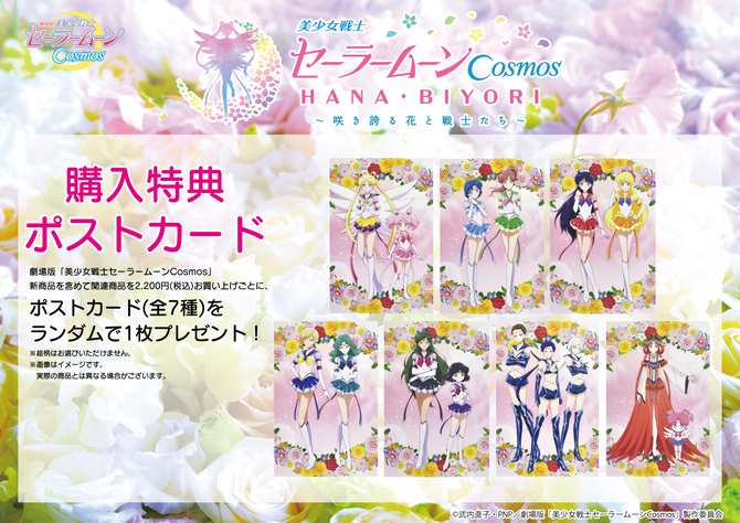 劇場版「美少女戦士セーラームーンCosmos」×HANA・BIYORI ～咲き誇る花 